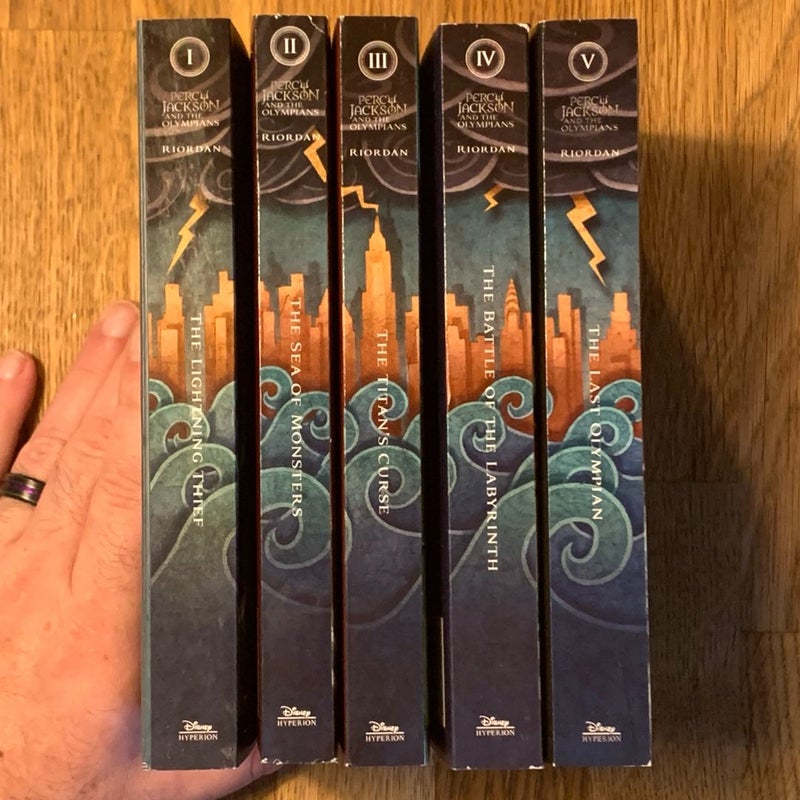 Percy Jackson and the Olympians Complete Set