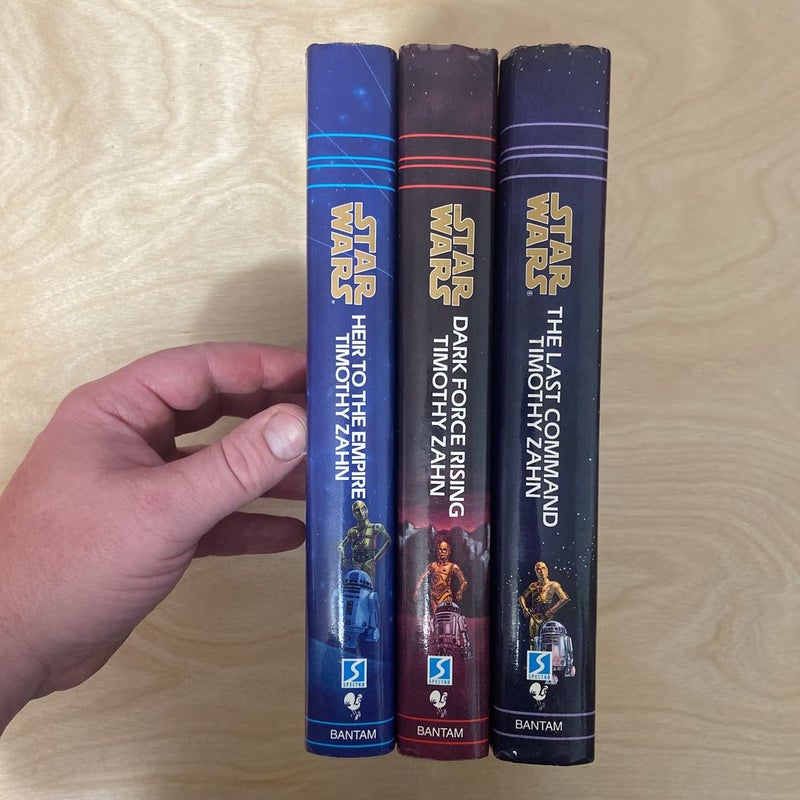 Star Wars The Thrawn Trilogy Hardcover Set-Heir to the Empire, Dark Force Rising, The Last Command 