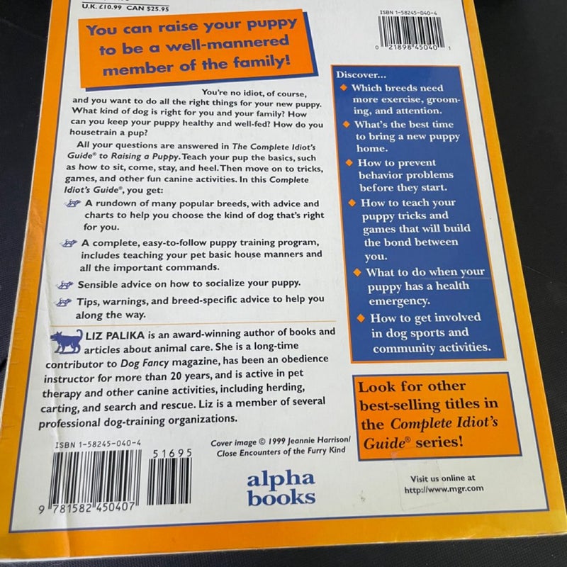 The Compkete Idiot’s Guide Raising a Puppy