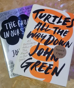 Turtles All the Way down (Signed Edition) & The Fault In Our Stars 