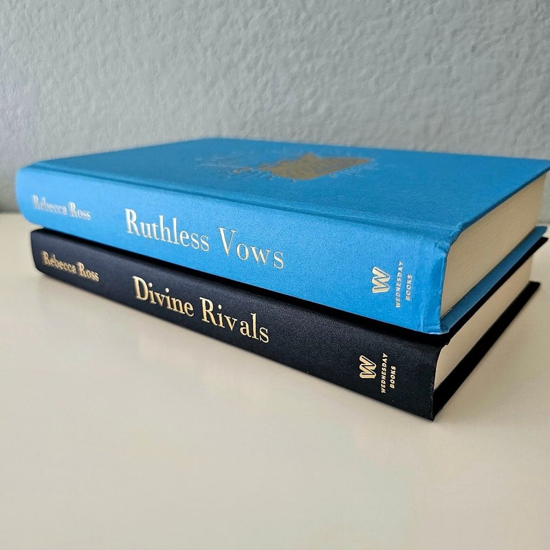 Divine Rivals & Ruthless Vows SIGNED by Rebecca Ross FIRST Editions 1st Print Letters of Enchantment