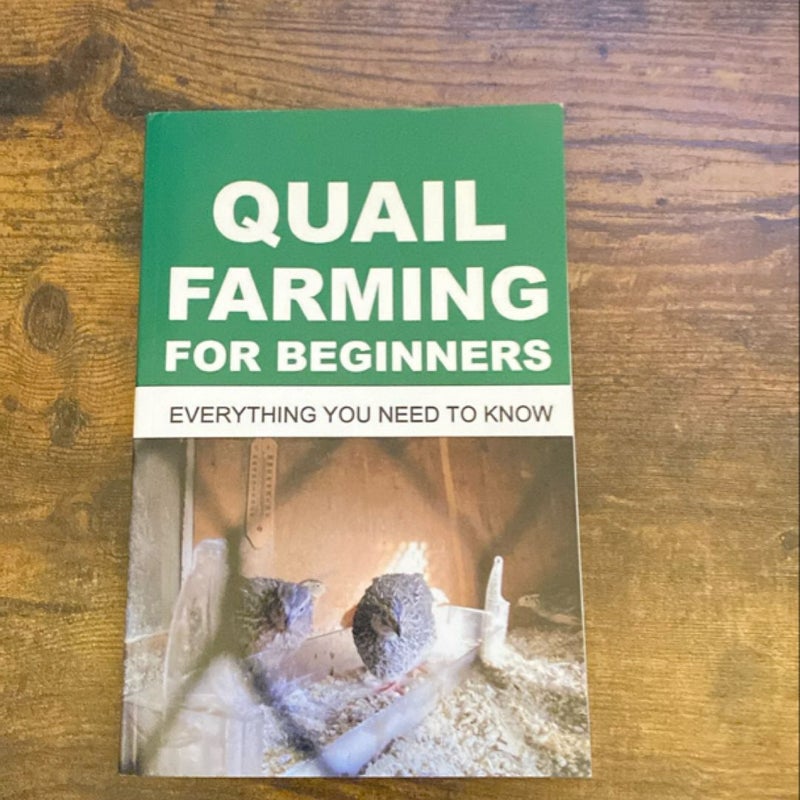 Quail Farming for Beginners