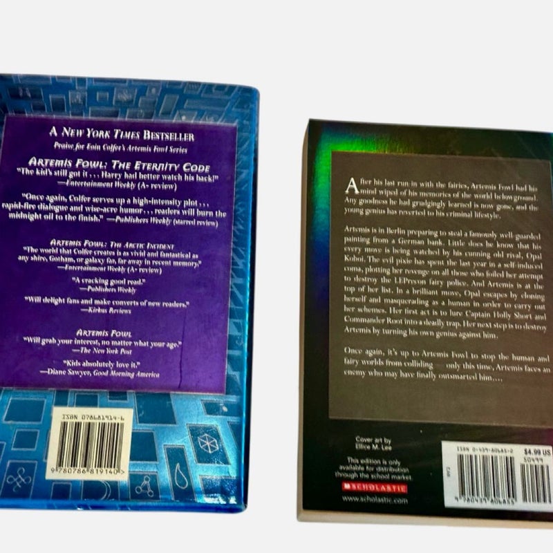 Lot of 2 Artemis Fowl 