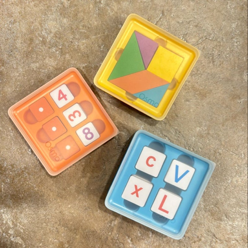 Osmo Words, Numbers, and Tangram set