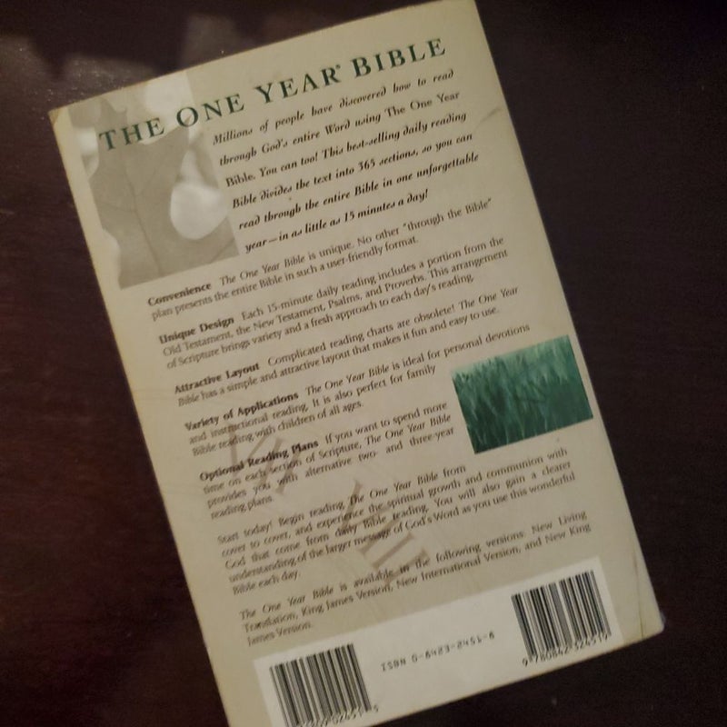 The One Year Bible NIV