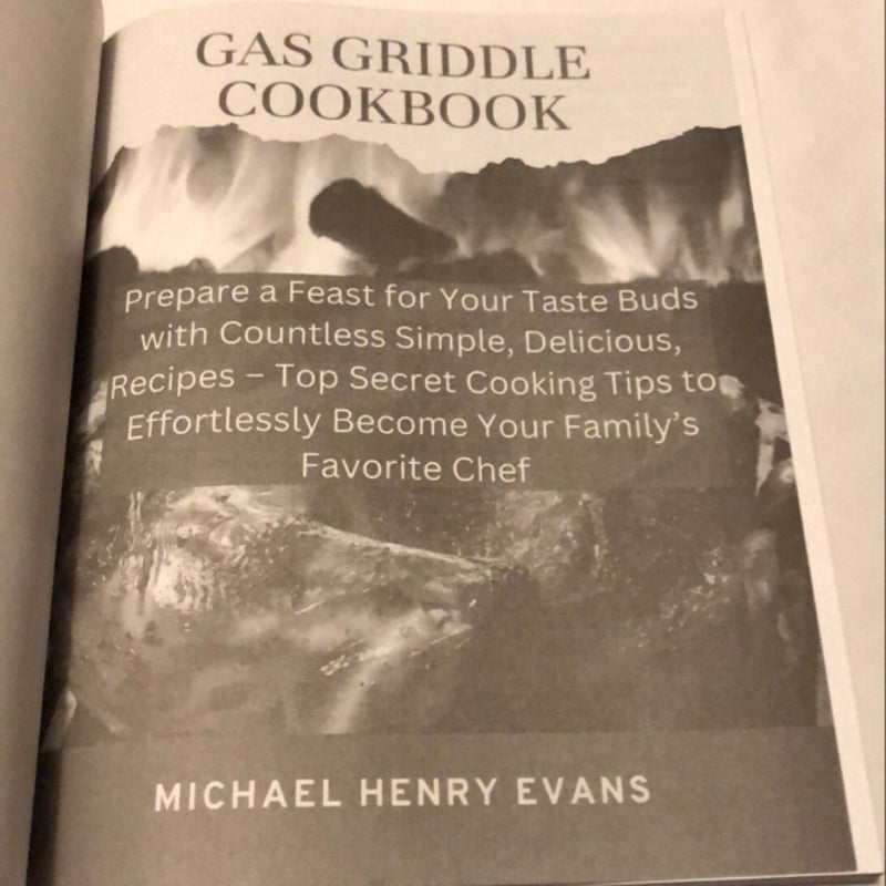 Gas Griddle Cookbook