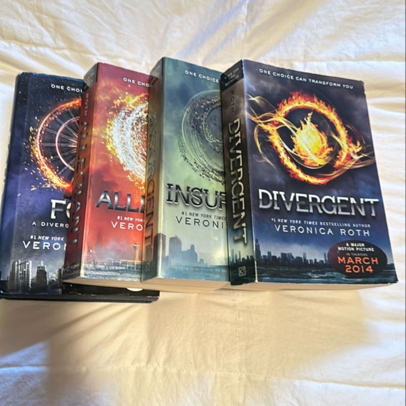 Divergent complete 4 book series 