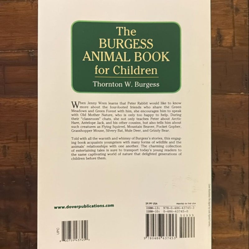 The Burgess Animal Book for Children