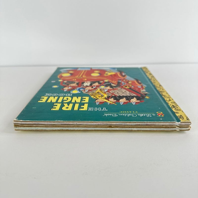 Fire Trucks/Engines Little Golden Books-Lot of 2