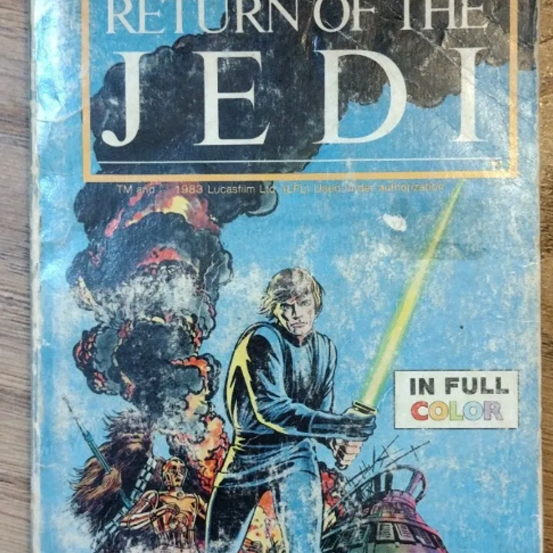 Marvel 1983 Star Wars Return Of The Jedi Illustrated TBP