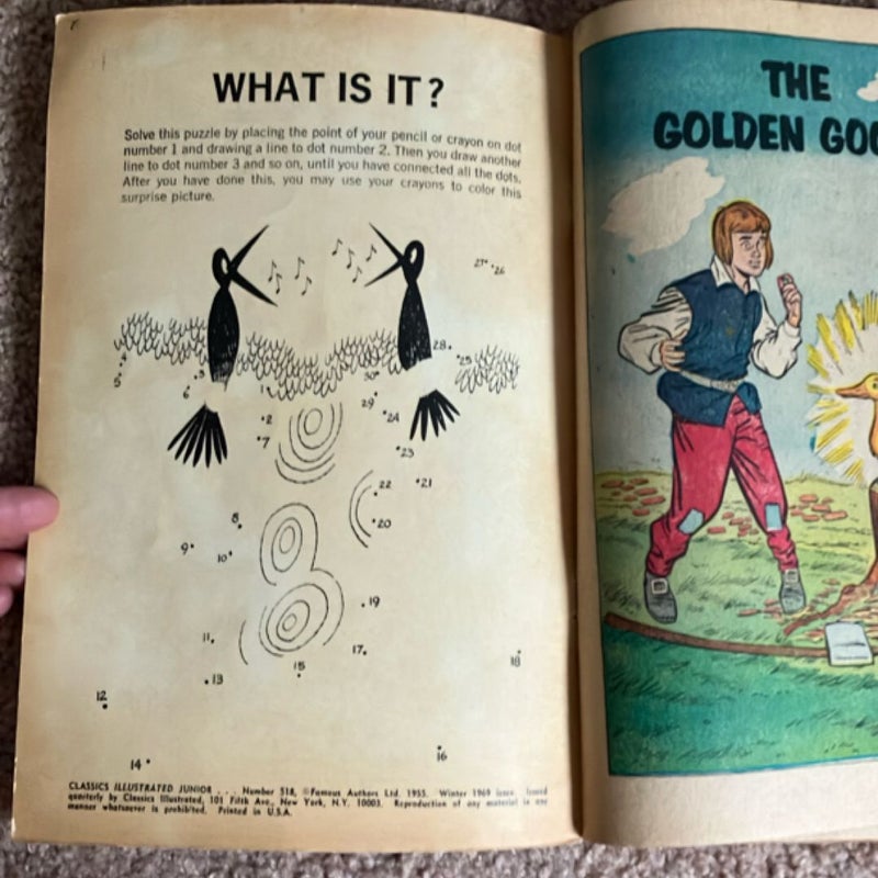 Vintage The Golden Goose: Classics Illustrated Junior No. 518