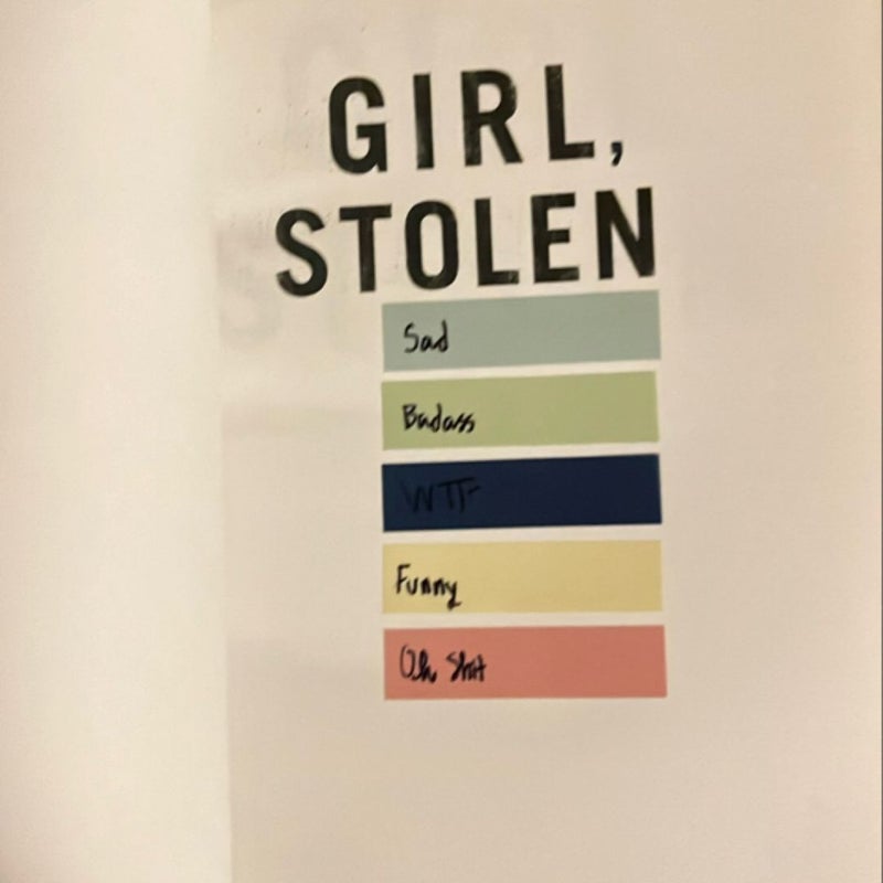 Girl, Stolen Annotated