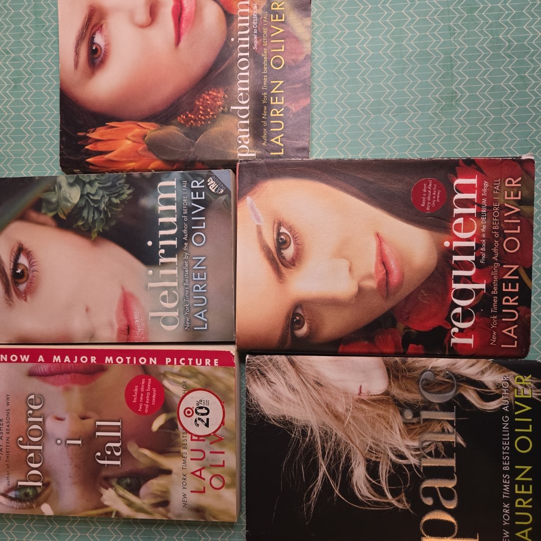 Before I fall, panic, delirium trilogy