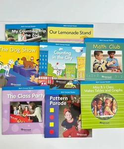 Harcourt School Math Concept Readers Bundle, 8 Books, Homeschool