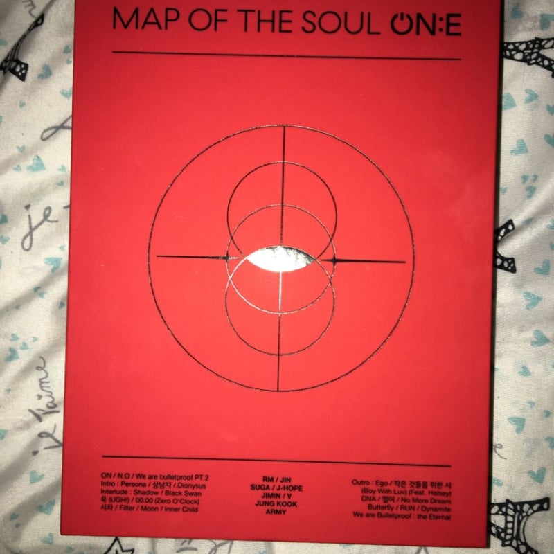 BTS Map of the soul on:e dvd