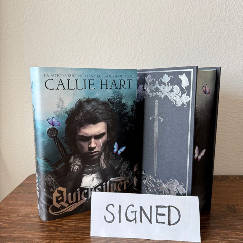 Quicksilver SIGNED Spanish sprayed edges edition by Callie hart