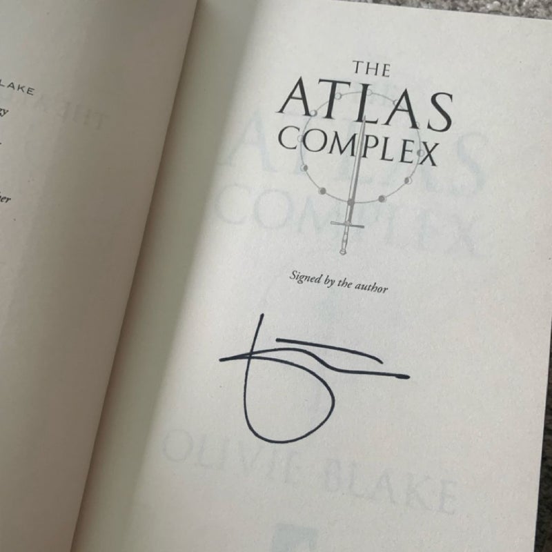 Waterstones exclusive Atlas Six Trilogy and pin