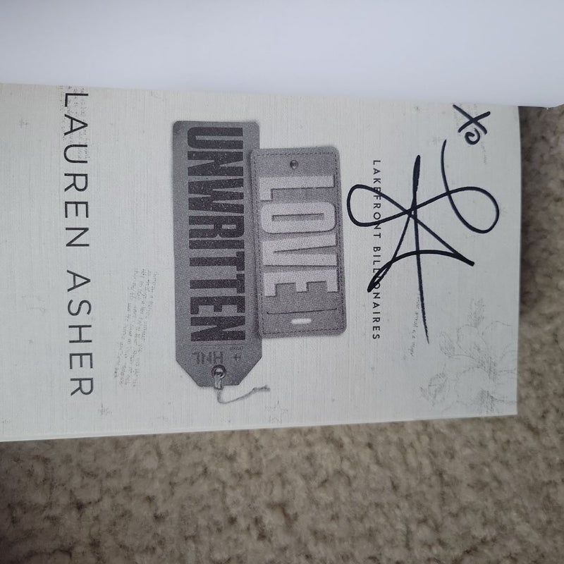 Love Unwritten(signed)