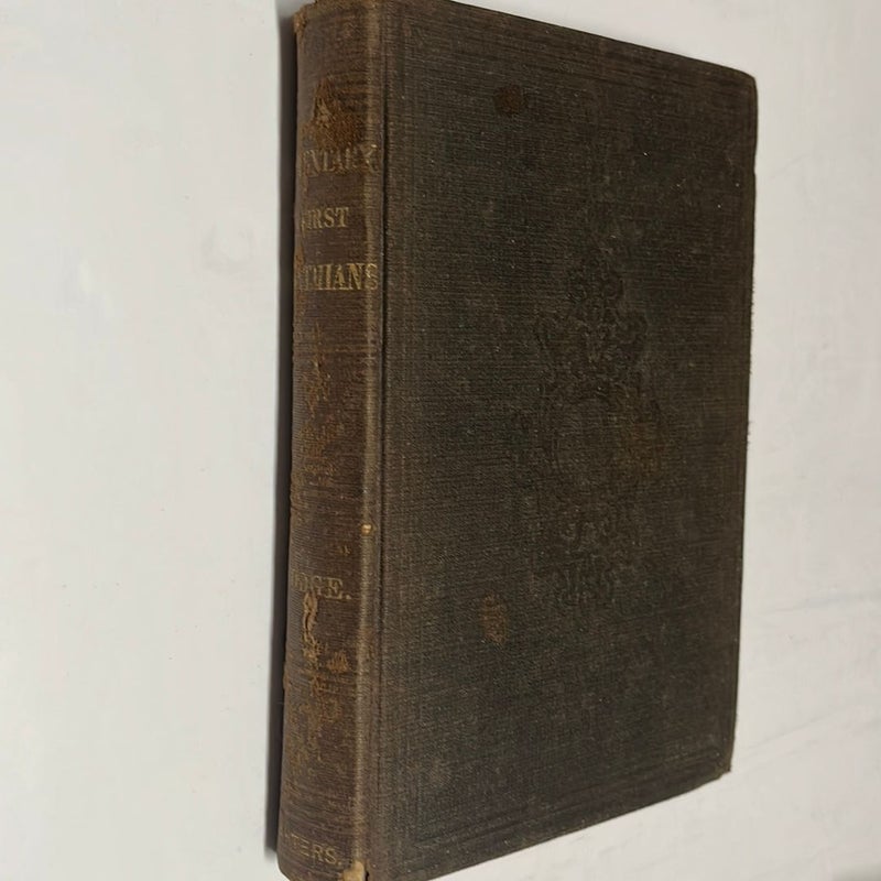 An Exposition of the first Epistle to the Corinthians (1857)