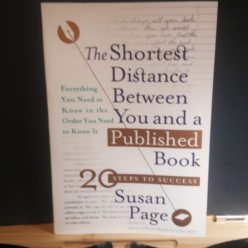 Shortest Distance Between You and a Published Book