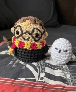 Crochet/Amigurumi Harry Potter & Hedwig The Woobles