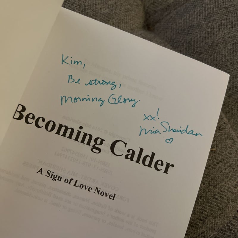 Becoming Calder — Signed, Personalized to Kim