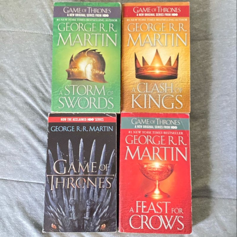 A song of ice and fire 4 book set 