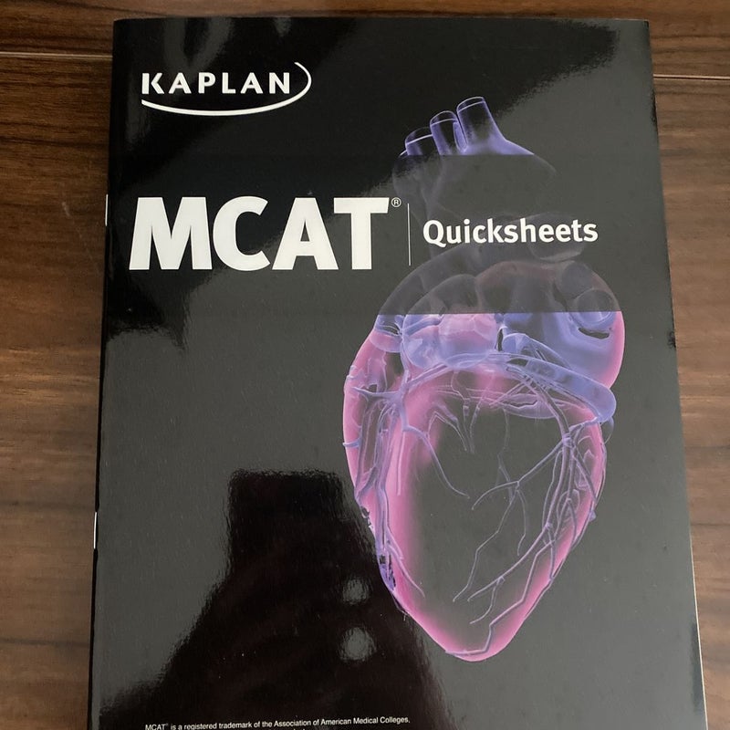 MCAT quicksheets
