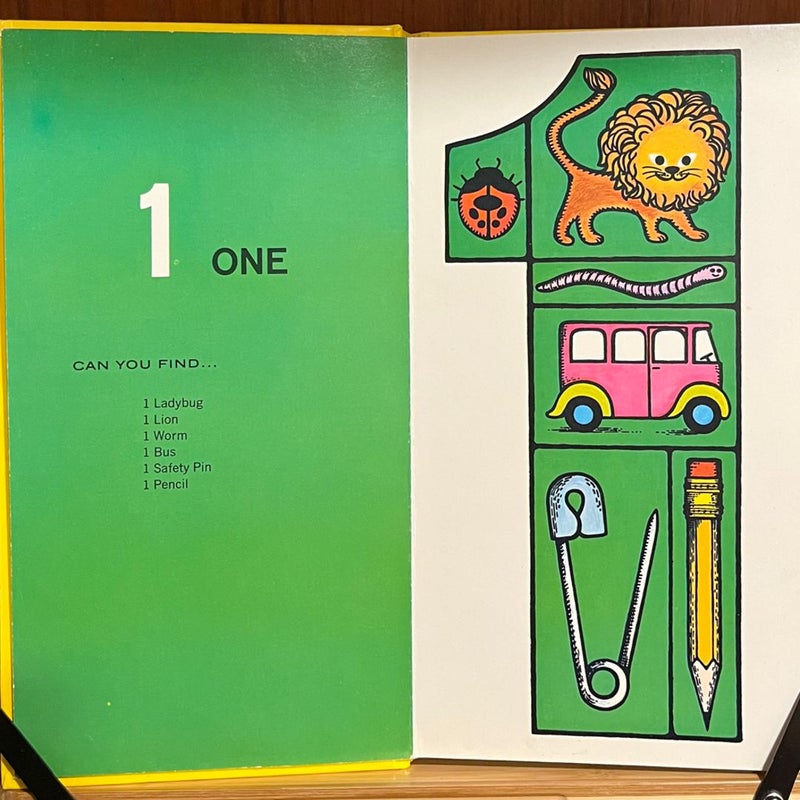 Vintage Children's Books -- A Golden Sturdy Book of Counting 1969