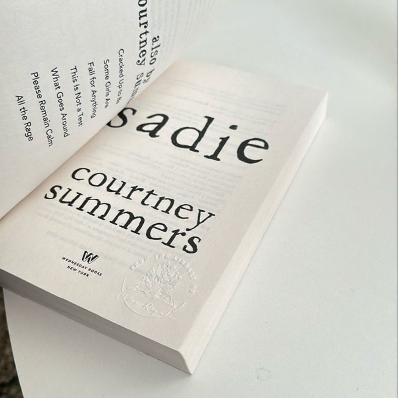 Sadie *paperback* 