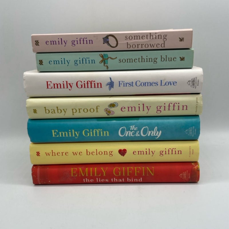 Emily Giffin Book Bundle 