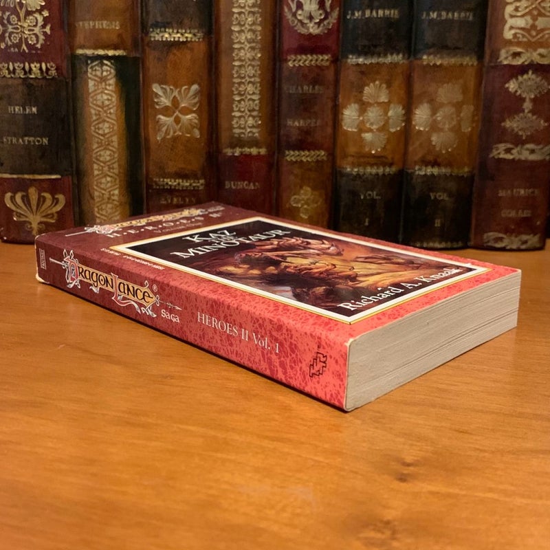 Vintage DragonLance: Kaz the Minotaur, Heroes 4, 1990 First Edition First Printing