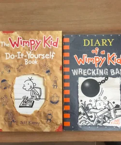 2 books - The Wimpy Kid Do-It-Yourself Book (revised and Expanded Edition) (Diary of a Wimpy Kid)