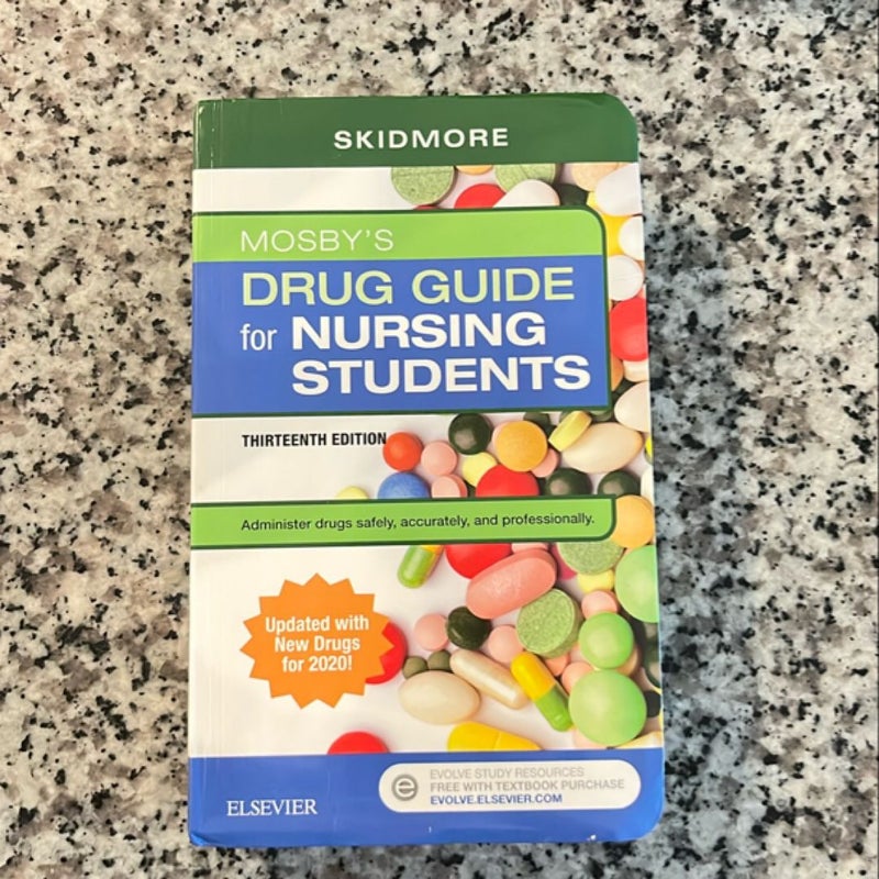 Mosby's Drug Guide for Nursing Students with 2020 Update