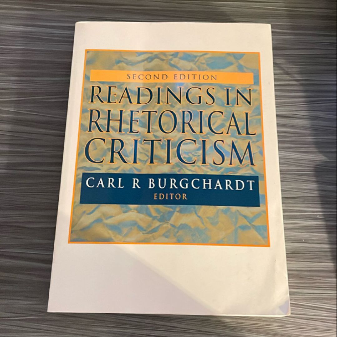 Readings in Rhetorical Criticism