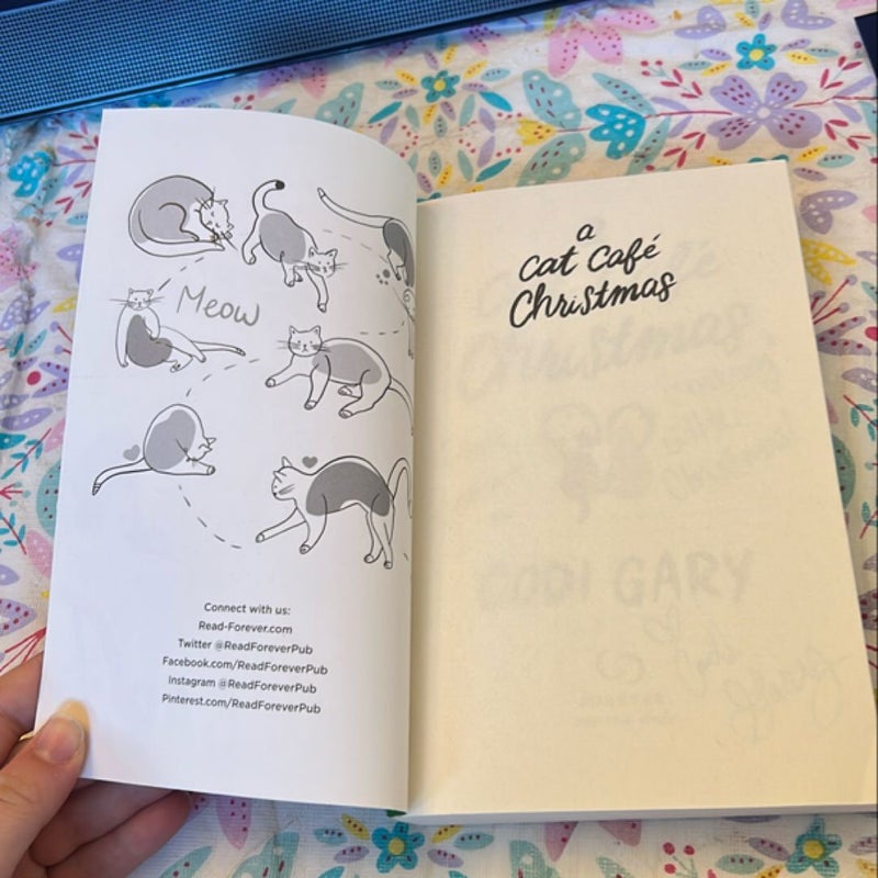 A Cat Cafe Christmas *Signed*