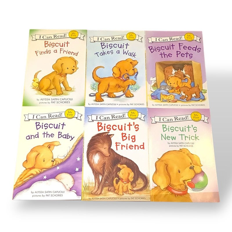 Lot of 6 Books ~ Biscuit Feeds the Pets