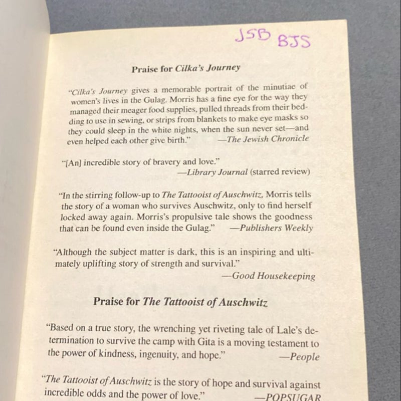 Cilka's Journey