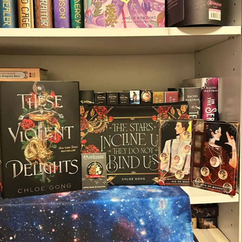 These Violent Delights with Fairyloot and Owlcrate Swag