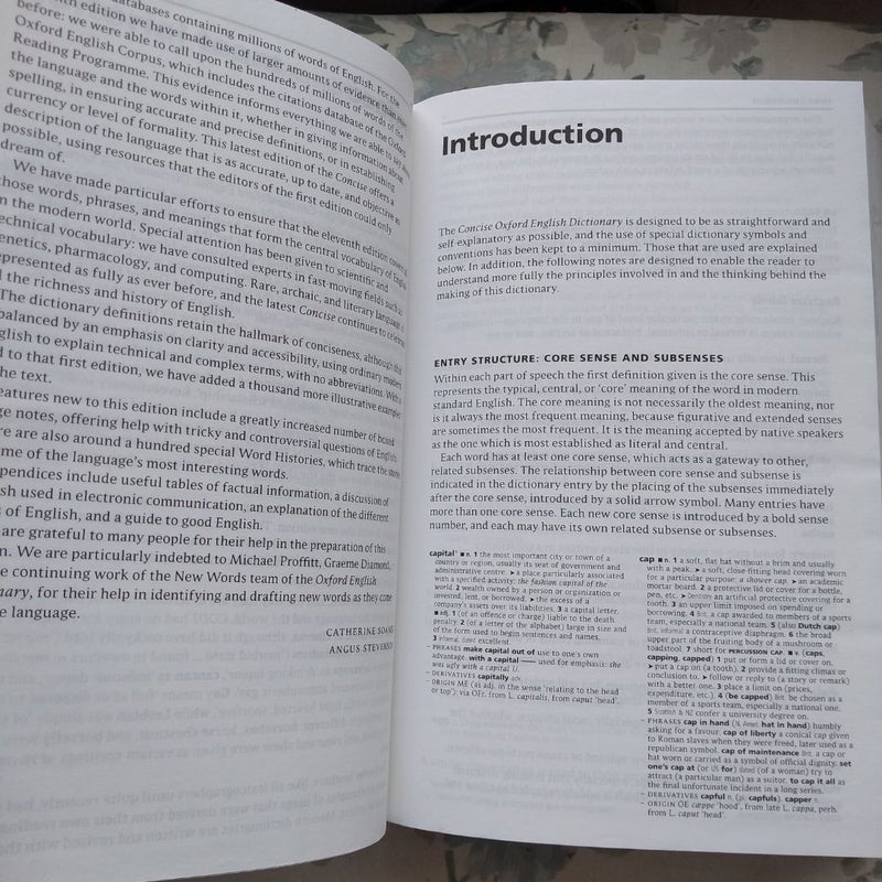 Concise Oxford English Dictionary