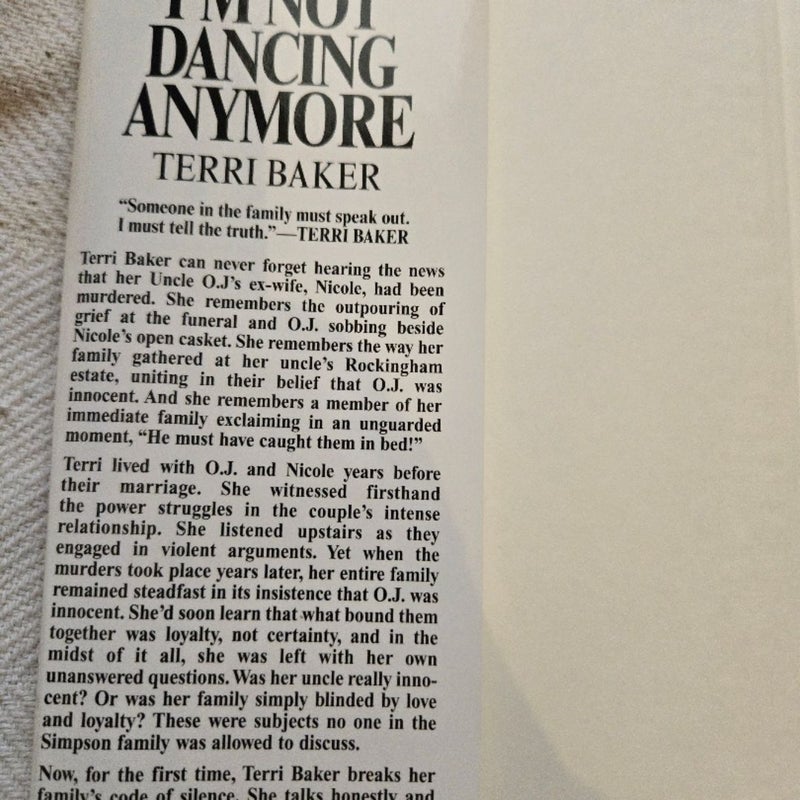 I'm Not Dancing Anymore