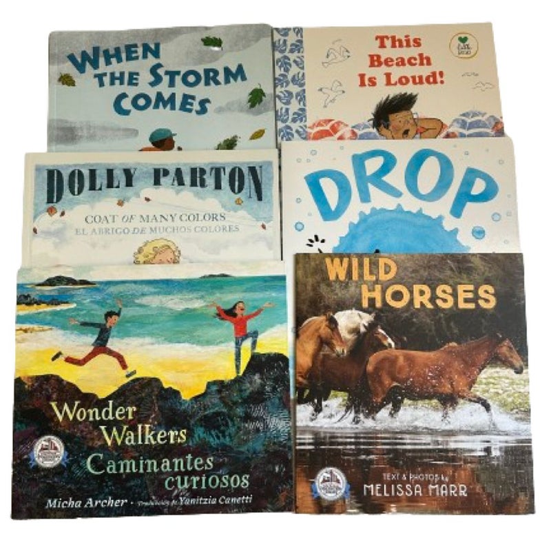 6 of Children's Board Books Preschool & Kindergarten, Different Authors 