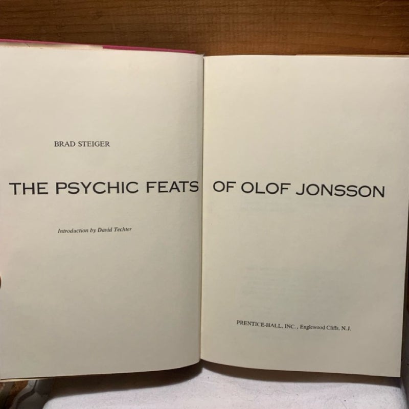 The Psychic Feats of Olof Jonsson (1st ed.)