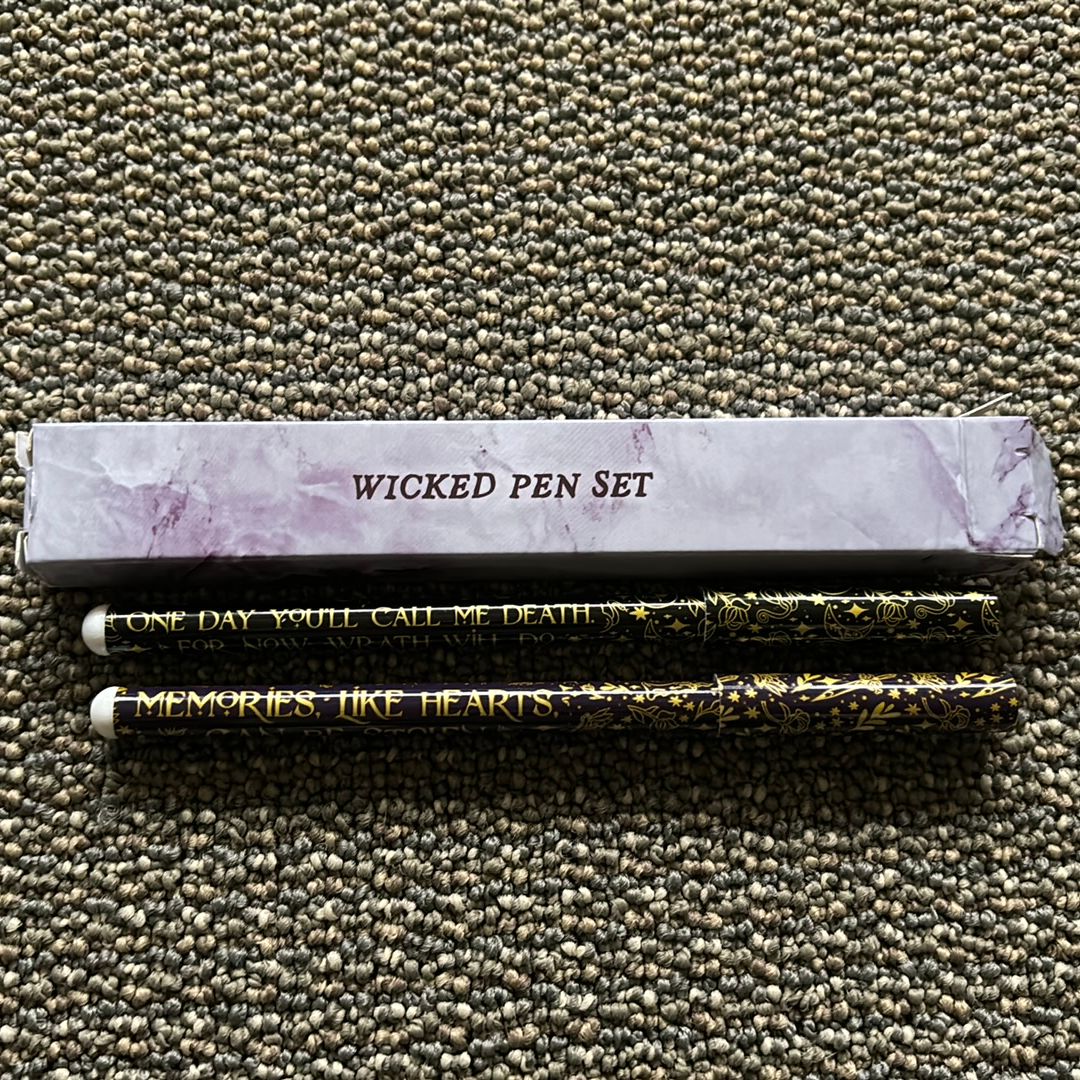 OwlCrate Kingdom of the Wicked Pen Set