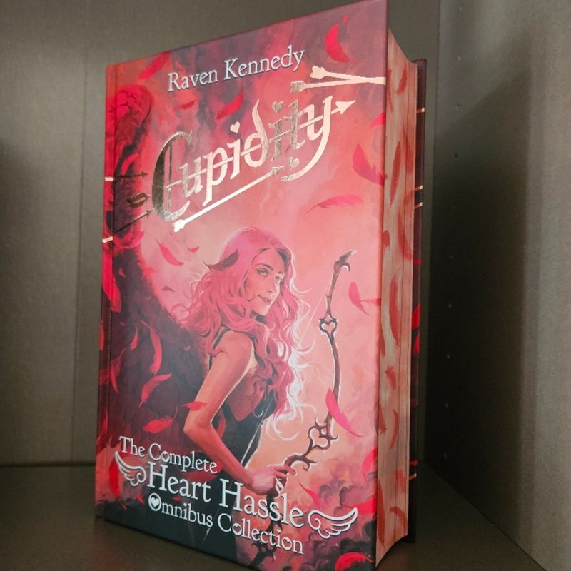 Signed Exclusive Special Edition Cupidity Heart Hassle Omnibus by Raven Kennedy