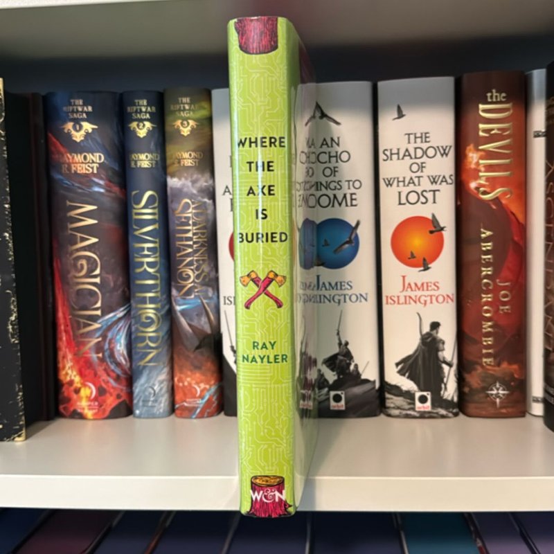 SIGNED Where the Axe is Buried