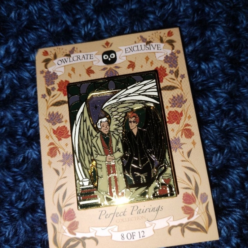 Good Omens Perfect Pairings Owlcrate pin