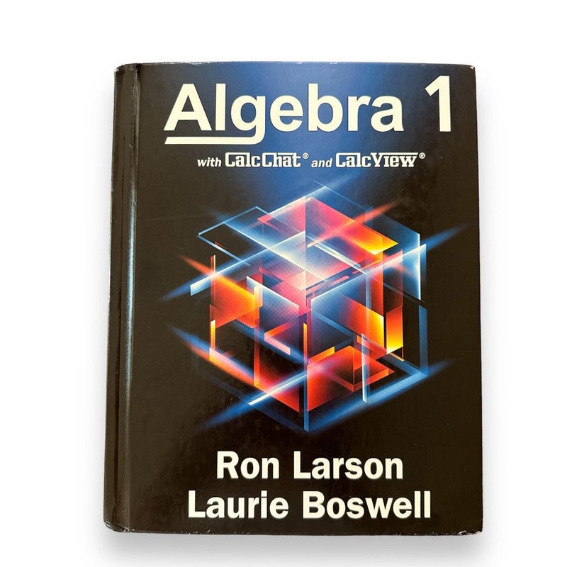 Algebra 1 with CalChat and CalcView