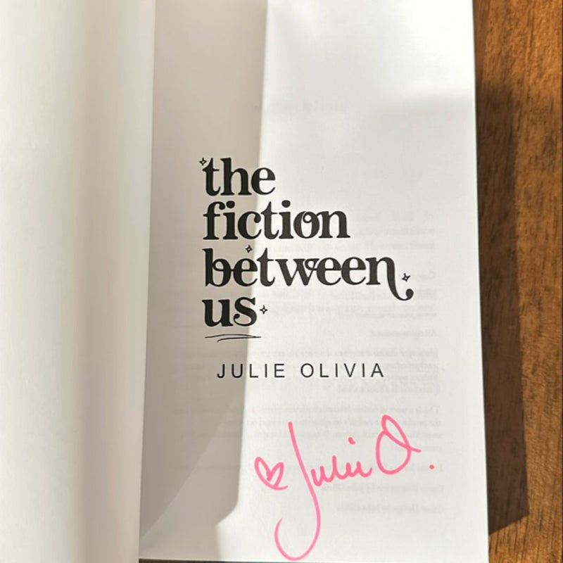 The Fiction Between Us (Signed edition)