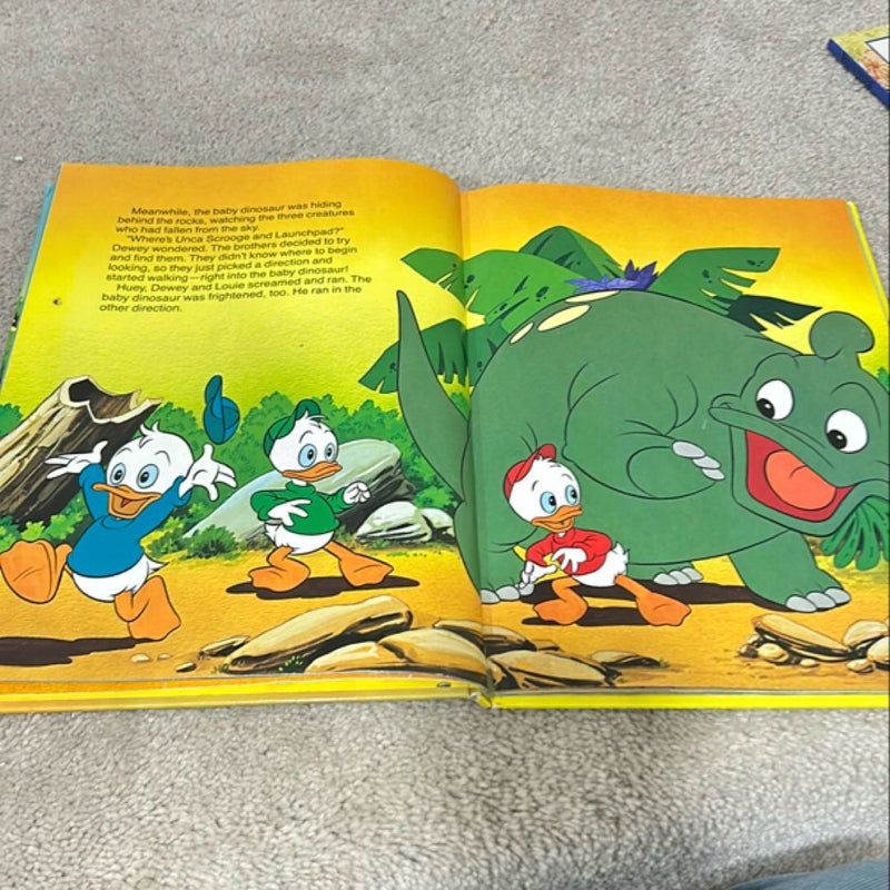 Disneys Duck tales dinosaur ducks and jungle duck 